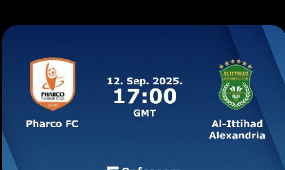 موعد مباراه بين فاركو و الاتحاد السكندرى