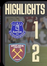 موعد مباراه بين ايفرتون و وست هام يونايتد 29/9/2025